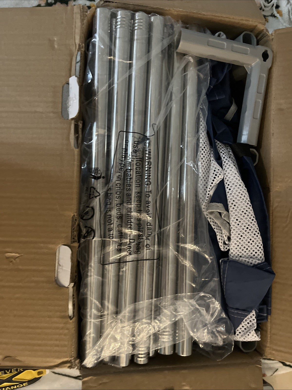 Dog Playpen,45x45x25.6 Inches Hexagonal Dog Fence,Oxford Cloth with Tear Resi...