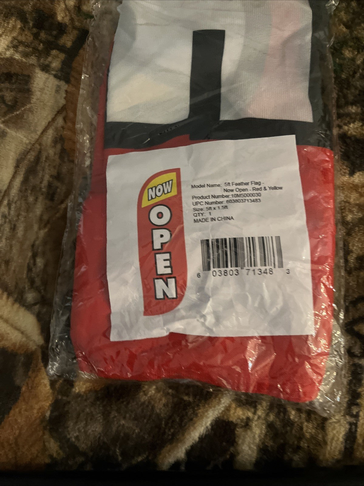 Feather Flag Set 5ft Tall Advertising Banner Flag with Pole Kit And Ground Spike