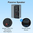 STUDIOFINIX 5.25 Inch 600W Wall Mount Speakers, Weather Resistant, 2 Pairs