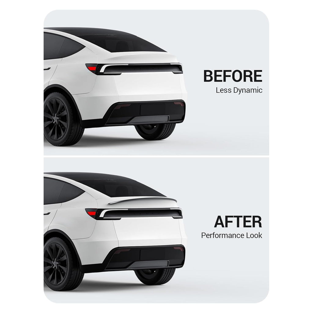 Tesla 2025 2026 Model Y Rear Spoiler Wing Matte Carbon Fiber